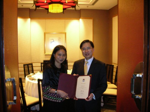 2008-11-15 出席香港牙醫學會交流活動